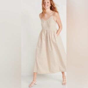 Cotton Gingham Maxi Dress